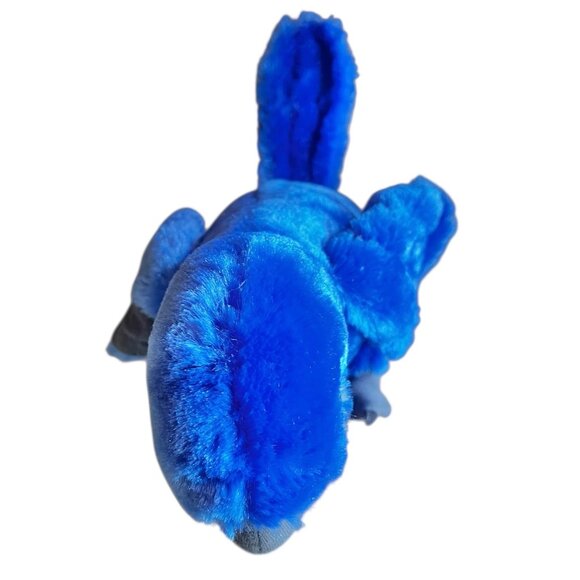 Wild Republic Blue Parrot Plush 11" Tall With Butterfly Wonderland Scottsdale AZ - Picture 9 of 16